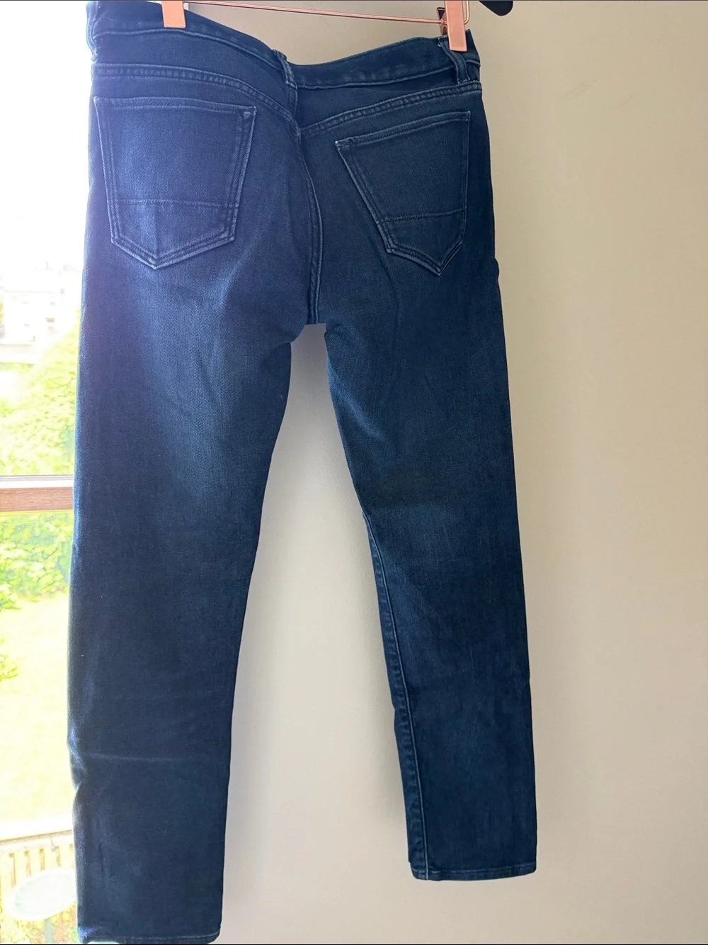 Banana Republic Men's Slim Straight Jeans - Deep Indigo Blue